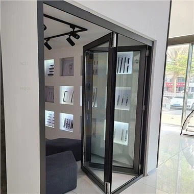 Double lustres aliminyòm fenèt ak pòt